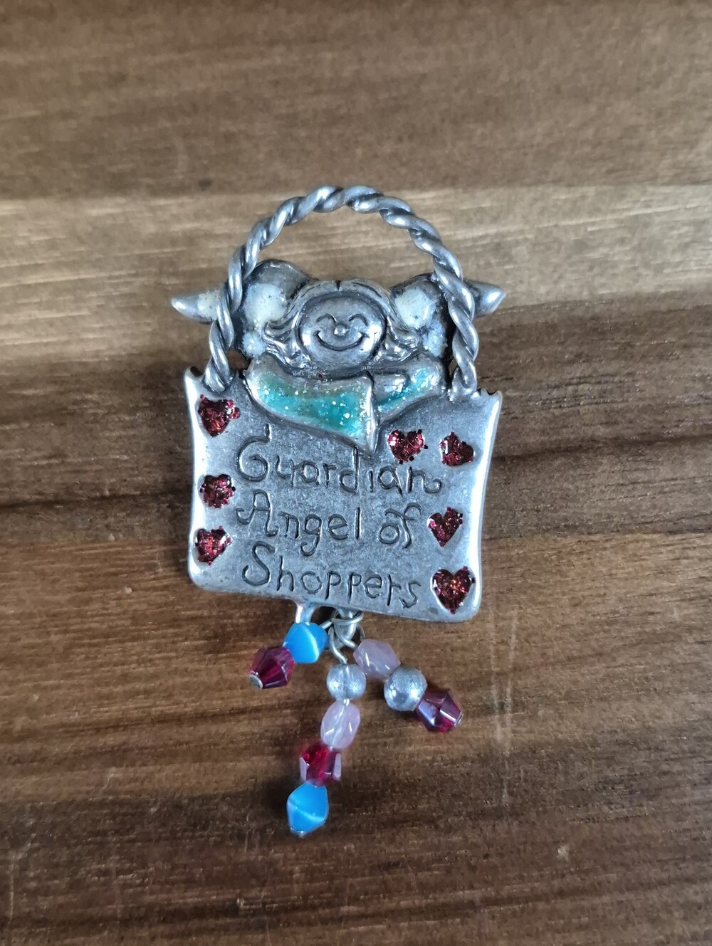 Vintage AJMC Guardian Angel Of Shoppers Pin
